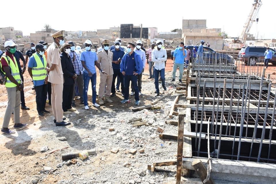 Visite des travaux de la phase d’urgence du PROGEP2:Le taux d’exécution est estimé à plus de 60% selon le ministre Oumar Gueye