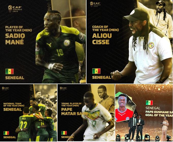 Caf Awards 2022 : Macky Sall a adressé ses chaleureuses félicitations à l’équipe nationale de football