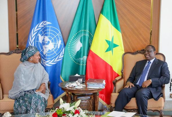 Le Président Macky Sall a reçu en audience la vice SG des Nations-Uni