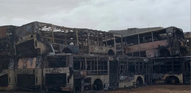 101 Bus de Dakar Dem Dikk incendiés, les présumés suspects arrêtés