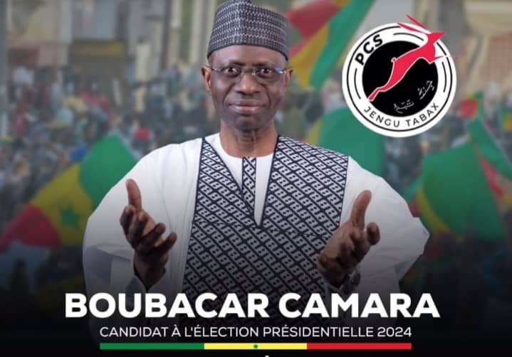 Investi candidat du parti de la Construction et de la Solidarité PCS/JENGU TABAX Boubacar Camara prône une rupture totale et réelle avec la mal gouvernance